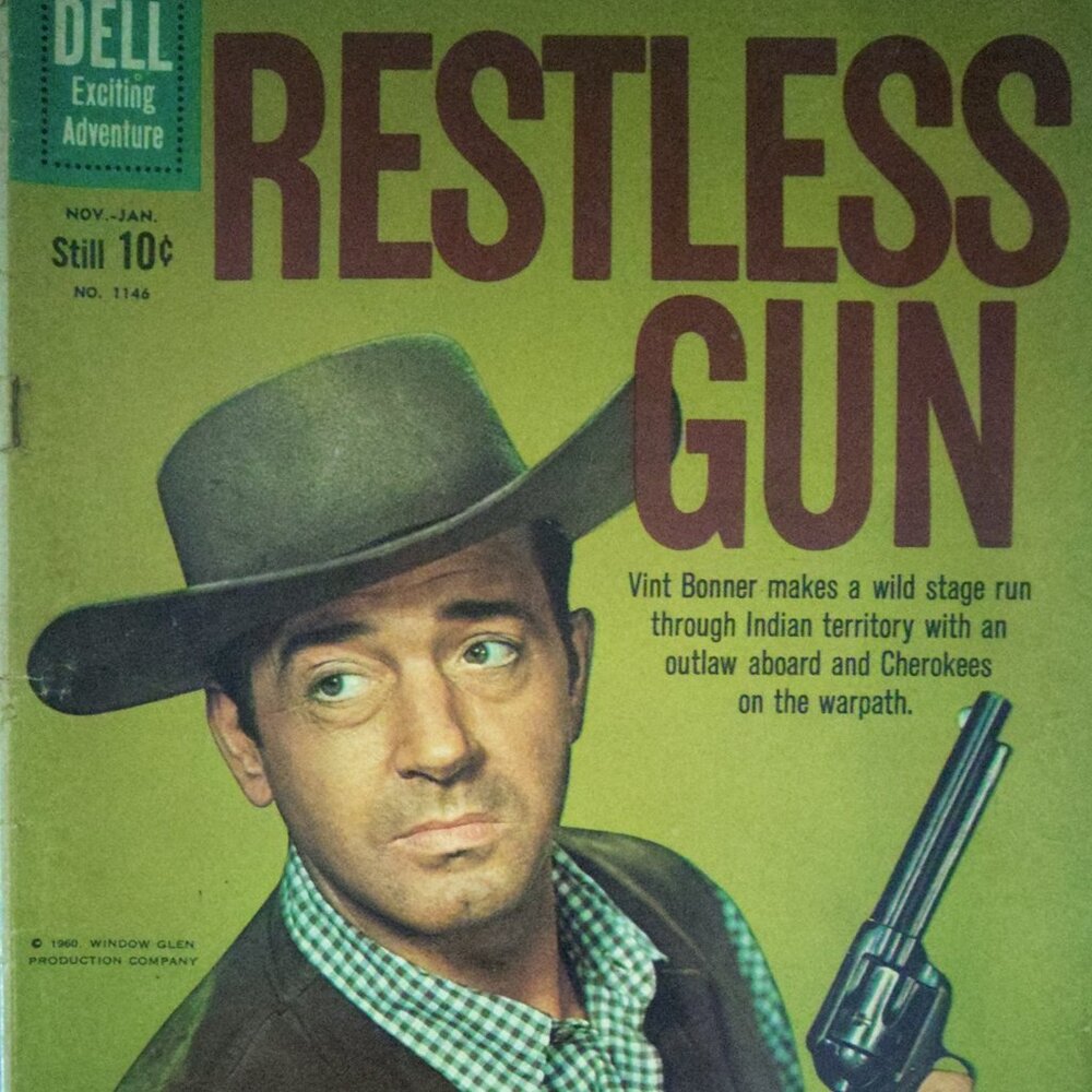 Rare Vintage "Restless Gun" Comic Book Published in 1961